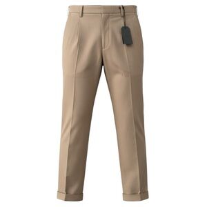 ALLSAINTS Tallis Regular Fit Cuffed Trousers size 30 coffee taupe NWT
